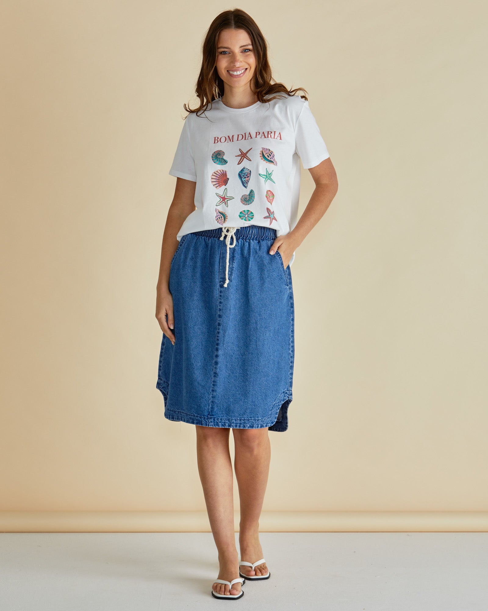 Betty Basics | Dara Denim Skirt
