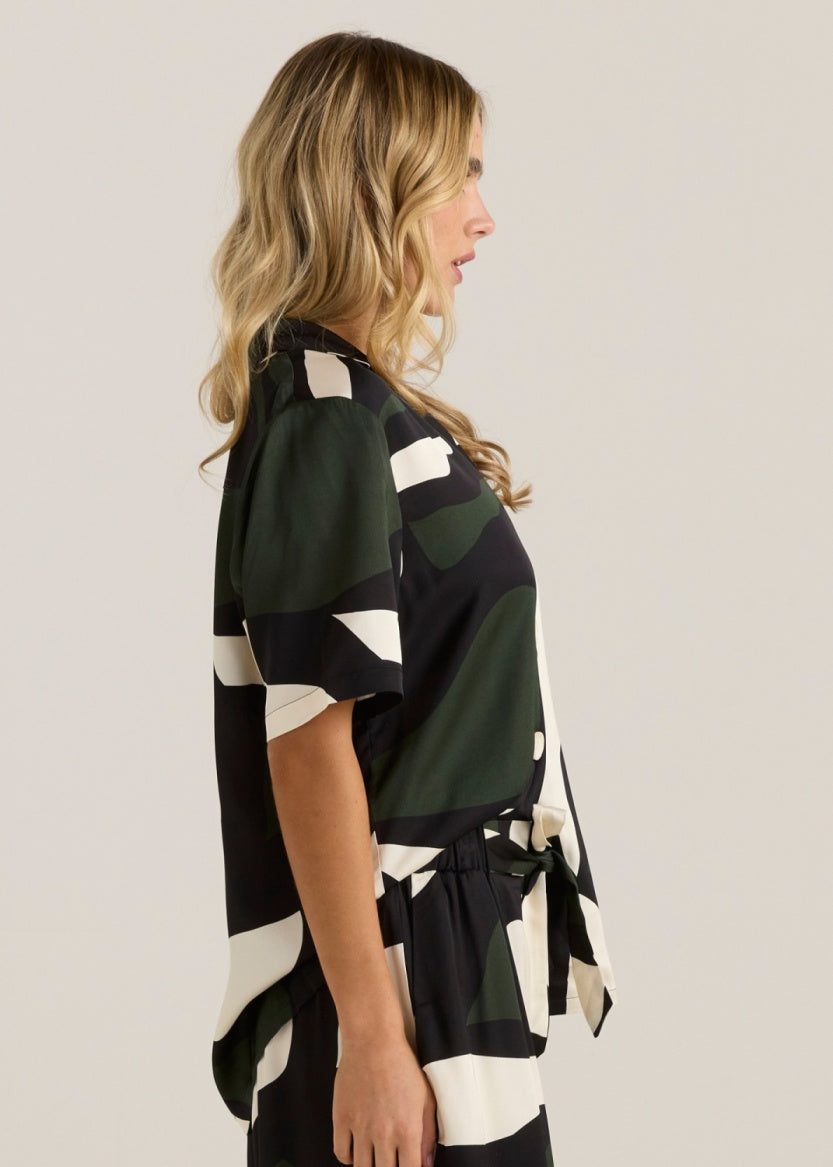 Sass Clothing | Tarni Satin Shirt