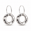 The Cottage Collection - Double Happy Earrings - Silver