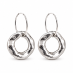 The Cottage Collection - Double Happy Earrings - Silver