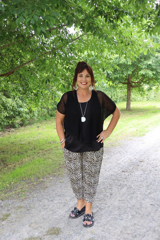 Betty Basics | Tokyo Pant - Cheetah