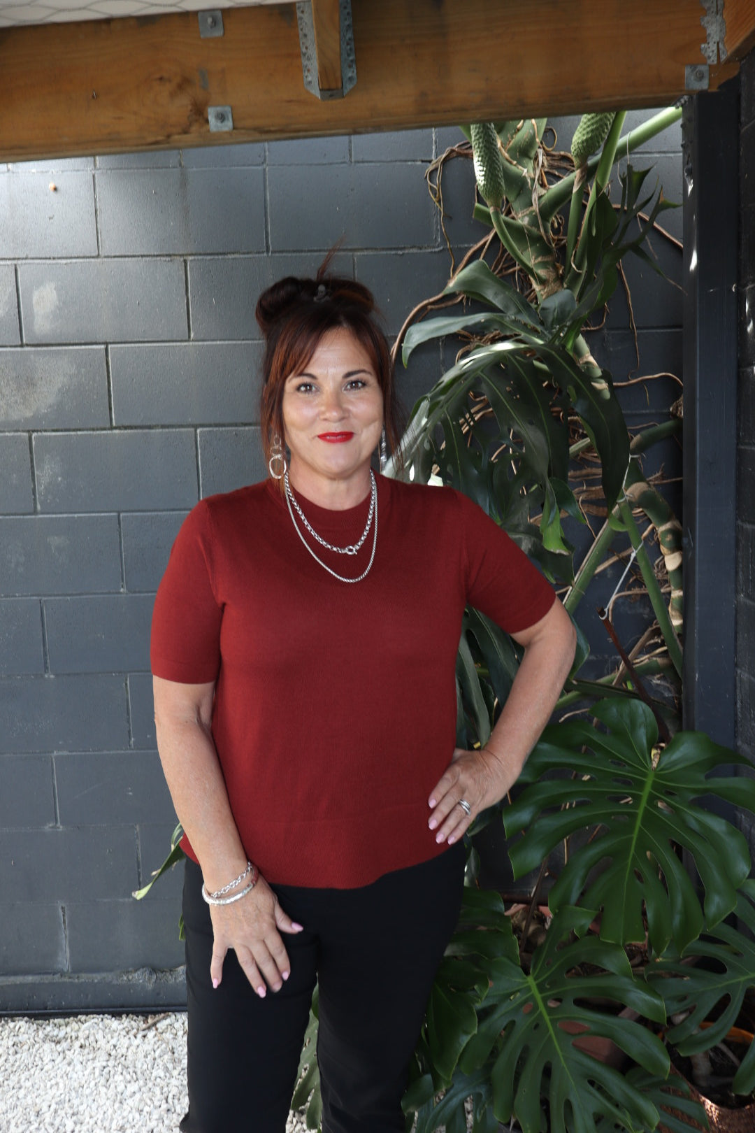 The Cottage Collection | Leonie Top - Rust