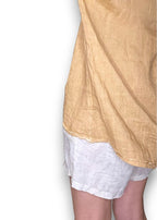 Helga May | Caramel Coastal Fray Tunic