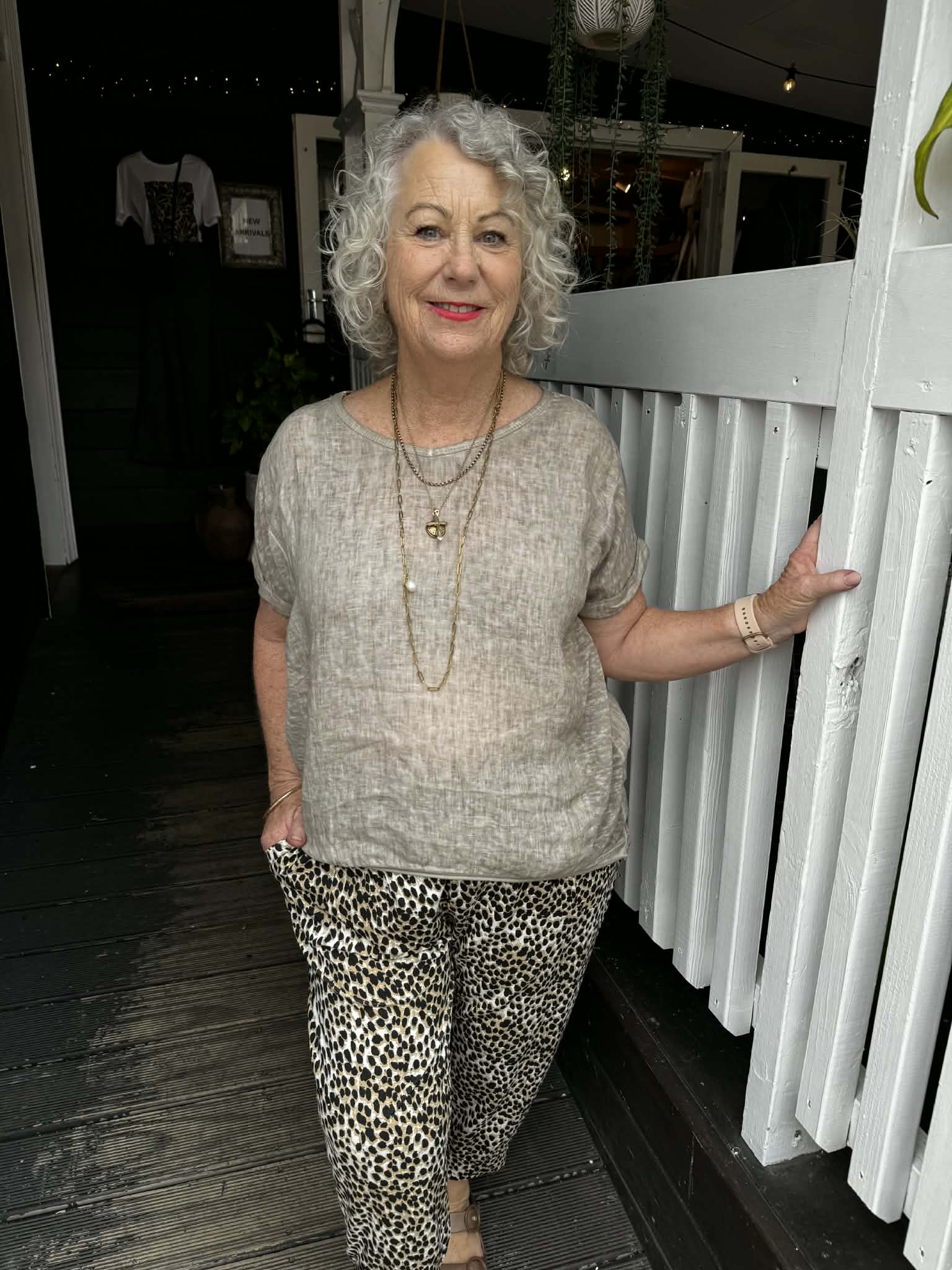 The Cottage Collection | Taylor Top - Stone