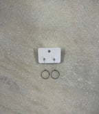 The Cottage Collection | Non-Tarnish Amber Earrings - Silver