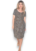 Helga May | Mocha Leopard Jungle Dress