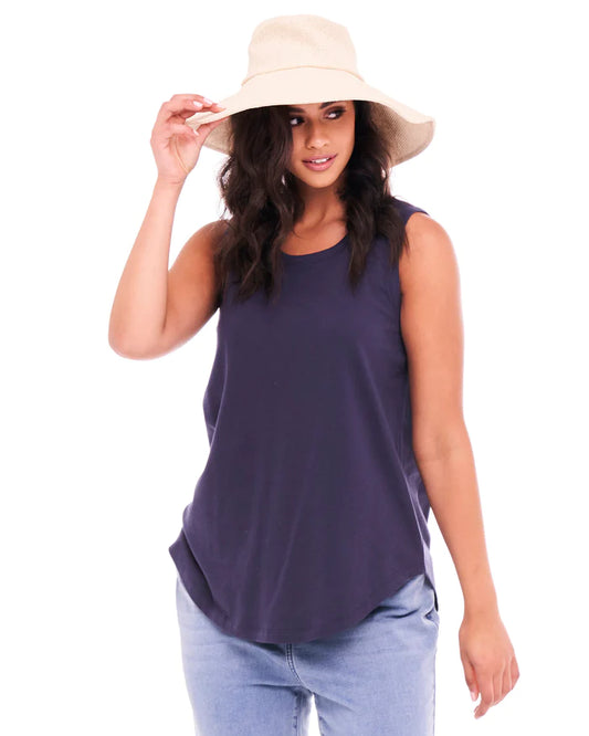 Betty Basics | Navy Keira Tank