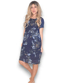 Helga May | Navy Trumpet Jungle Dress