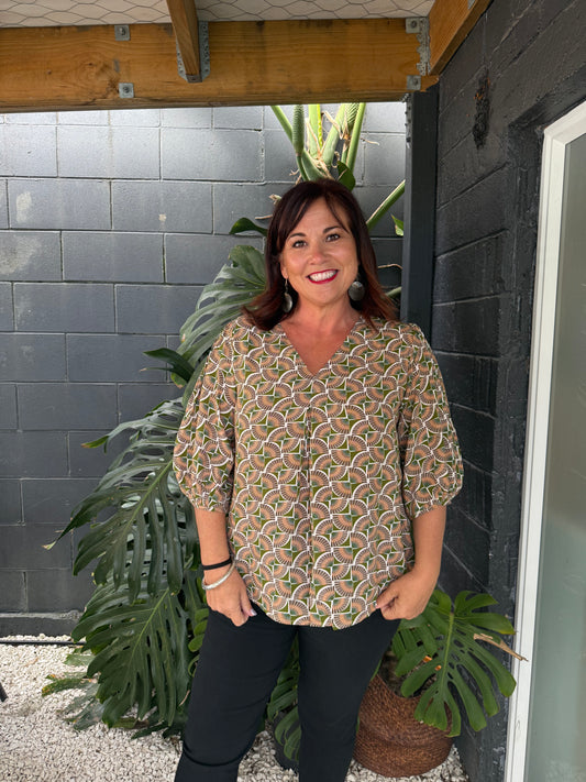 The Cottage Collection | Orchid Top - Geo Tec