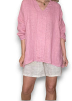 Helga May | Antique Berry Coastal Fray Tunic