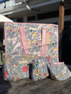 The Cottage Collection | Whispering Floral Tote Bag