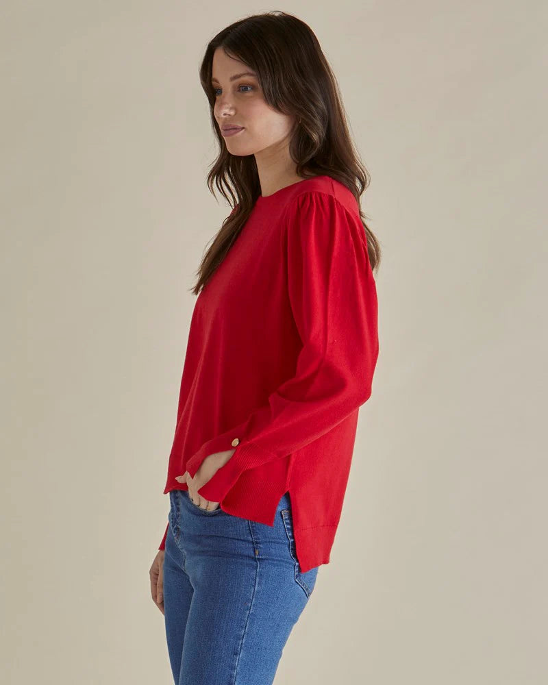 Betty Basics | Colette Sweater - Red