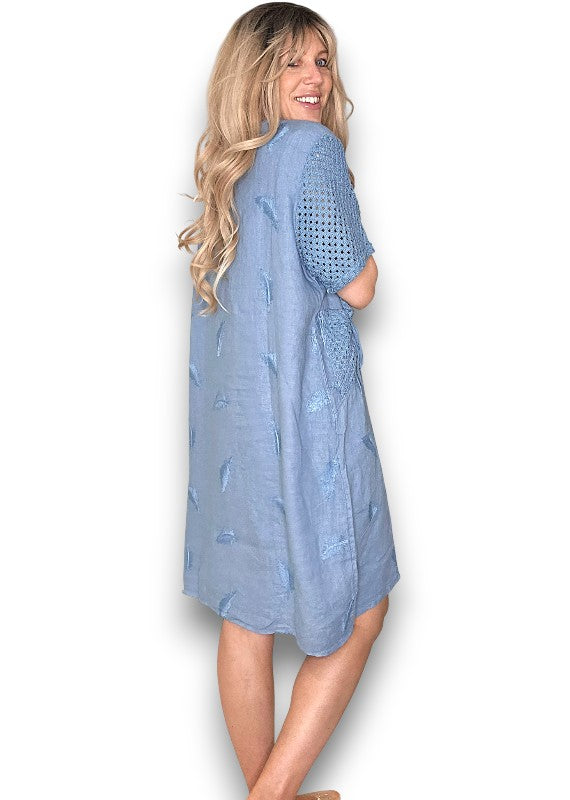 Helga May | Petrol C’est La Vie Easy Dress