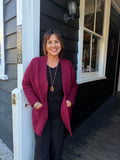 The Cottage Collection | Florence Cardigan - Ruby Red