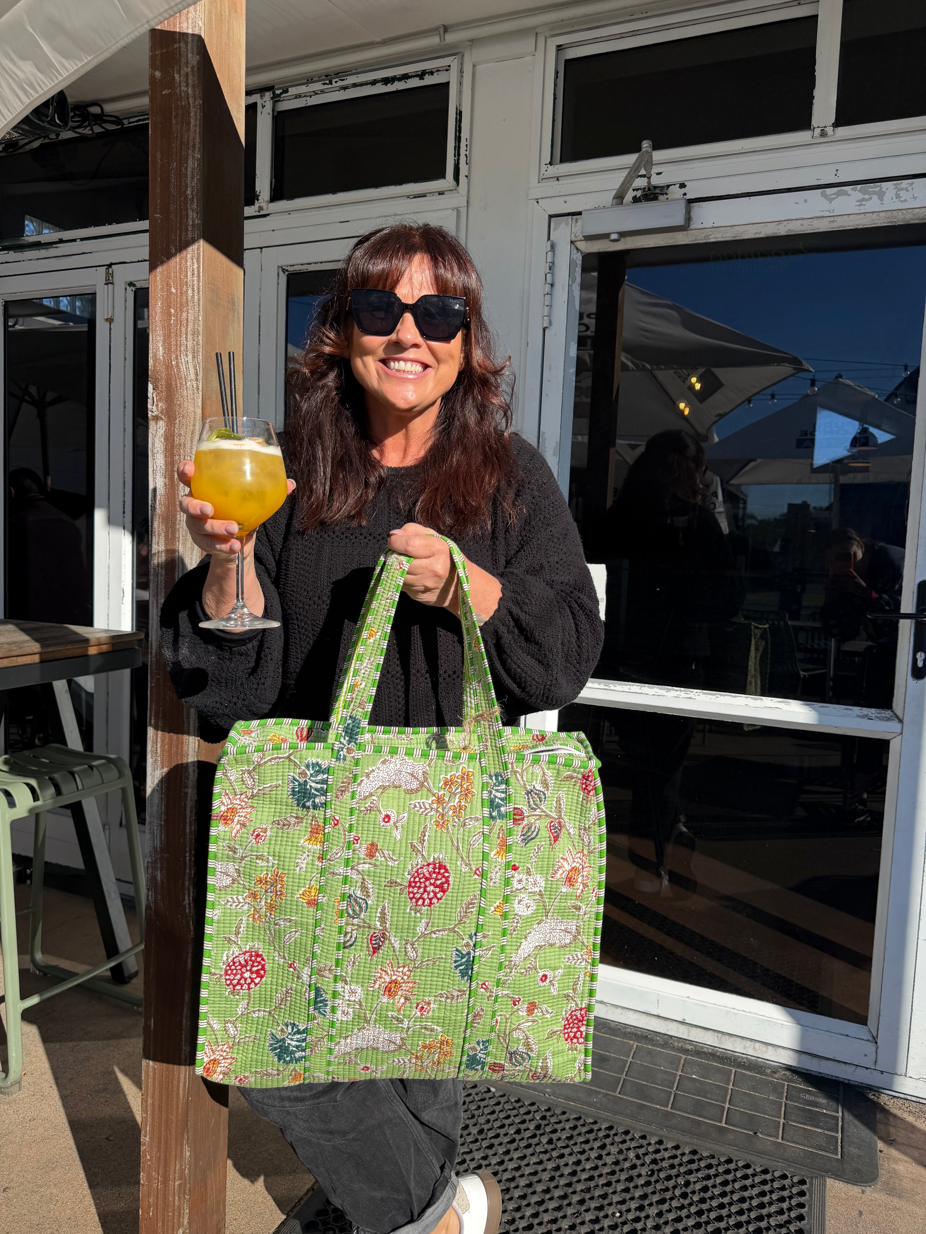 The Cottage Collection | Lime Rickey Tote Bag