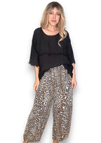 Helga May | Black La Mer Fray Tunic