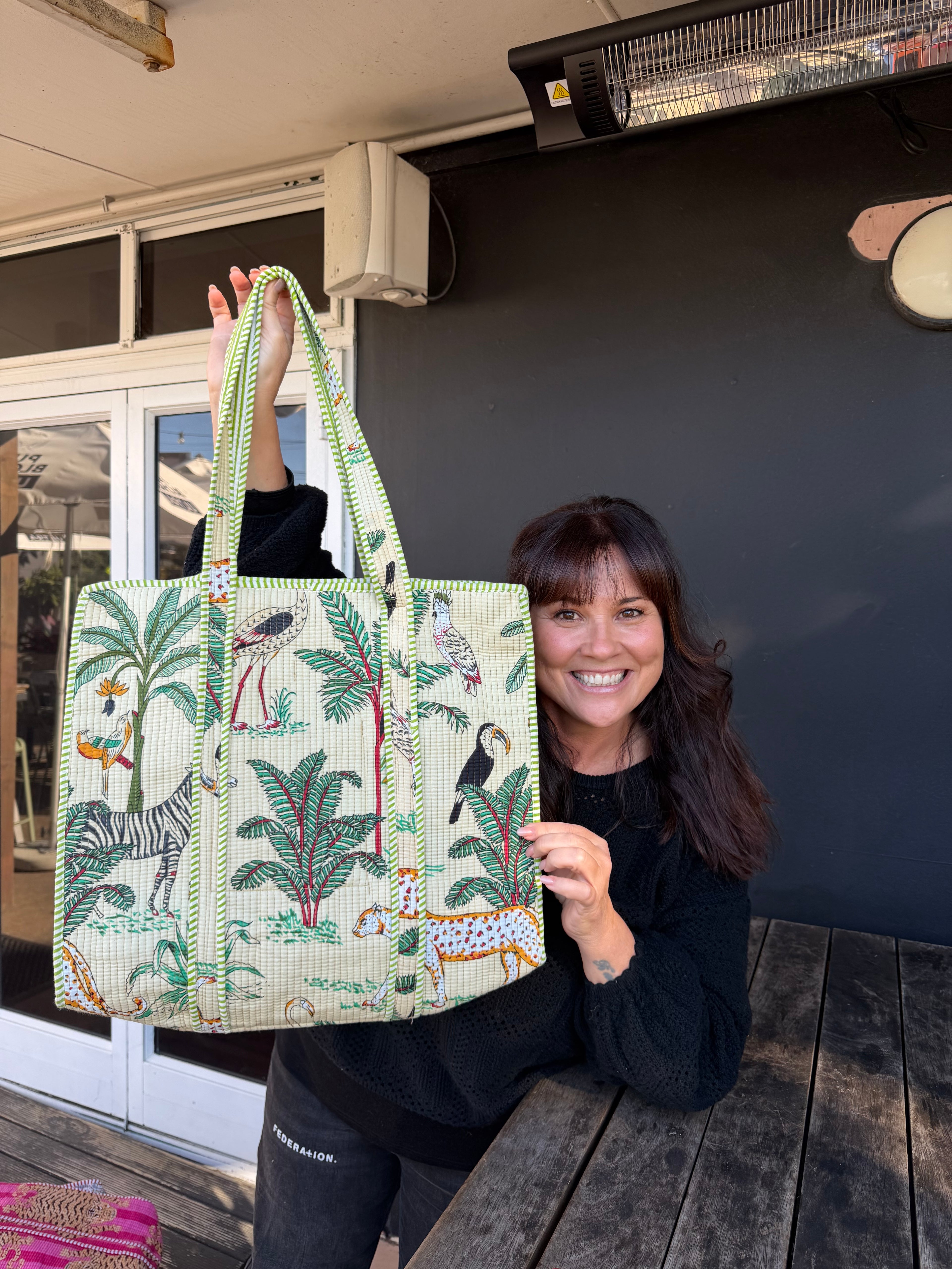 The Cottage Collection | Rain Forest Tote Bag