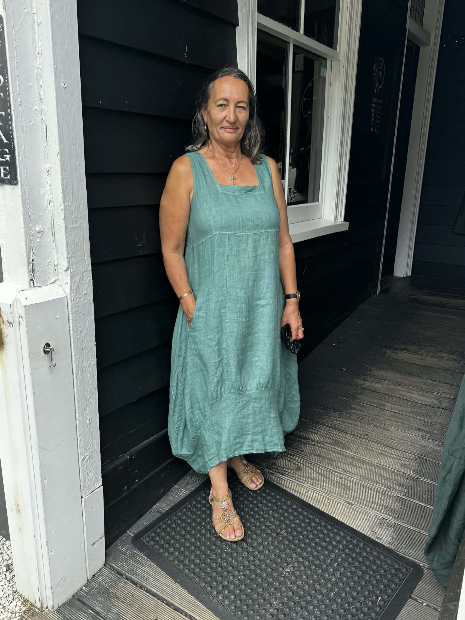 The Cottage Collection | Freya Dress - Seafoam