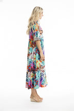 Orientique | St Barths Maxi Peak Dress