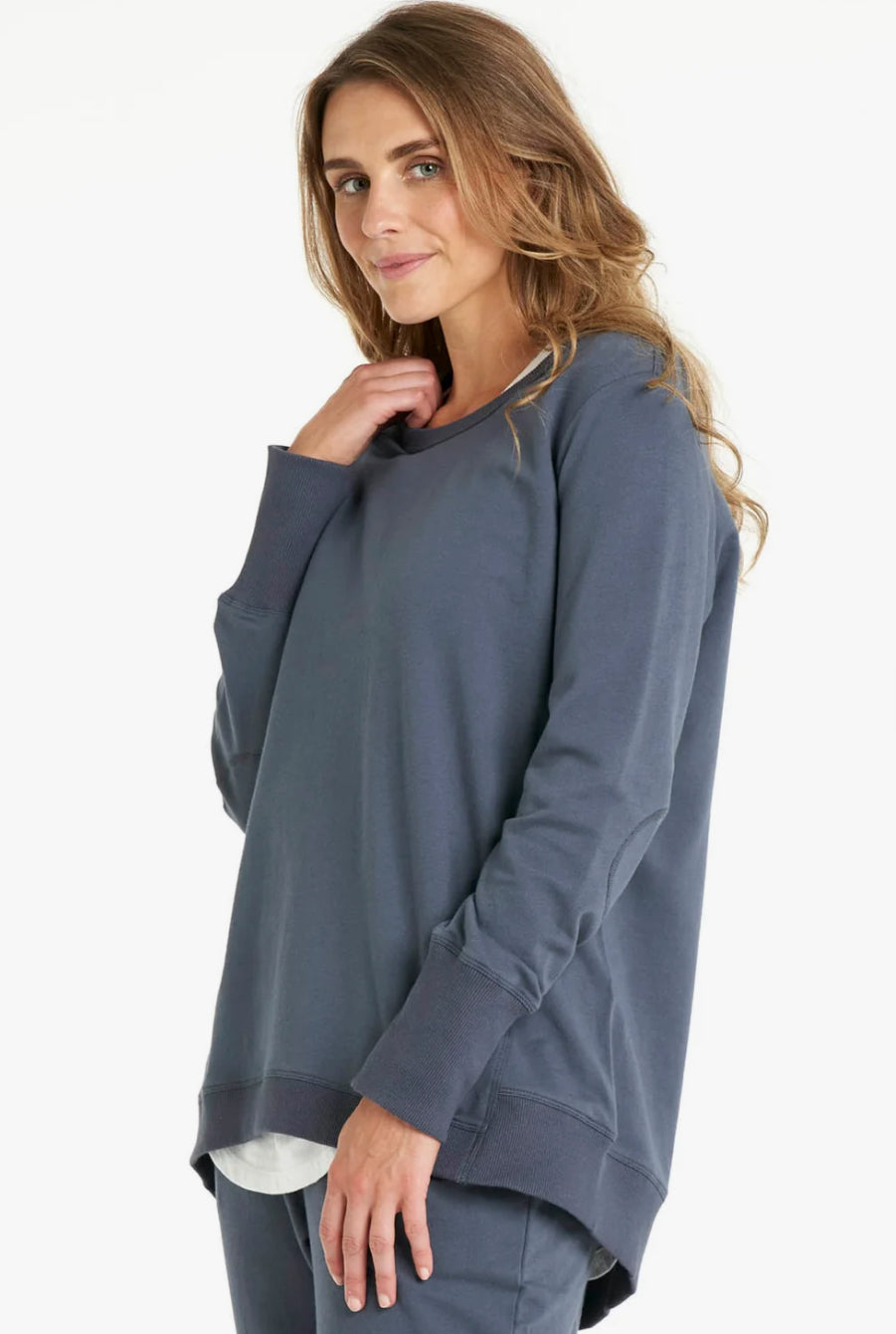 Betty Basics | Dolly Sweater - Indi Blue