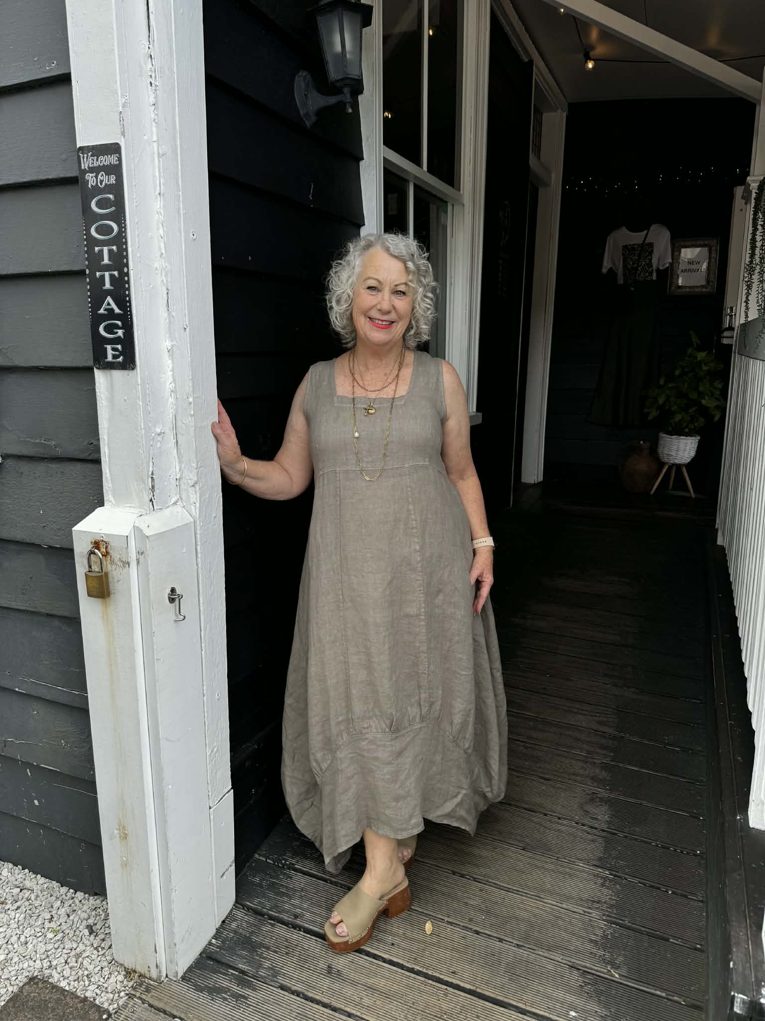 The Cottage Collection | Freya Dress - Stone