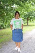 Betty Basics | Dara Denim Skirt