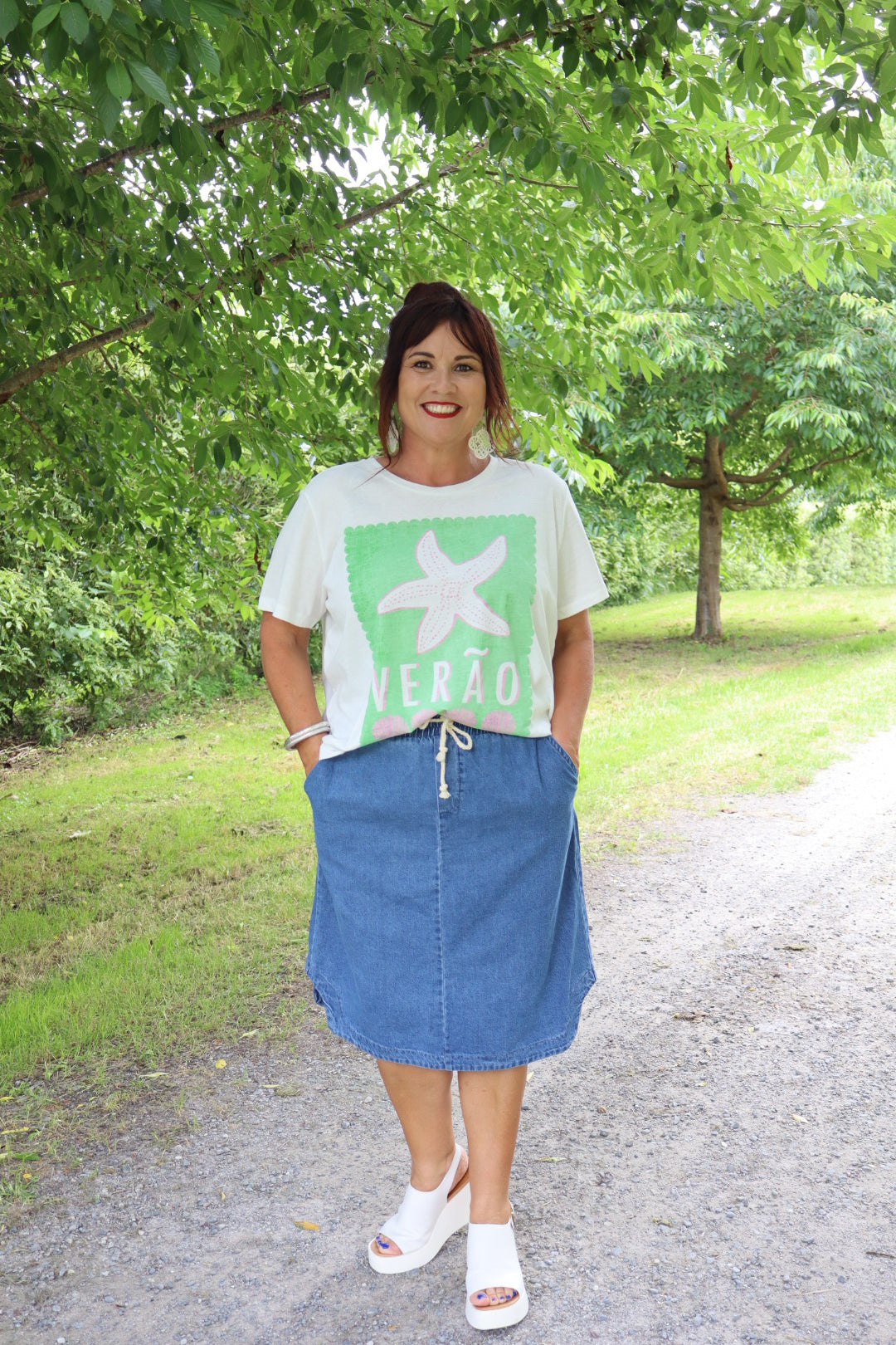 Betty Basics | Dara Denim Skirt