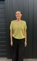 The Cottage Collection | Lexi Top - Lime