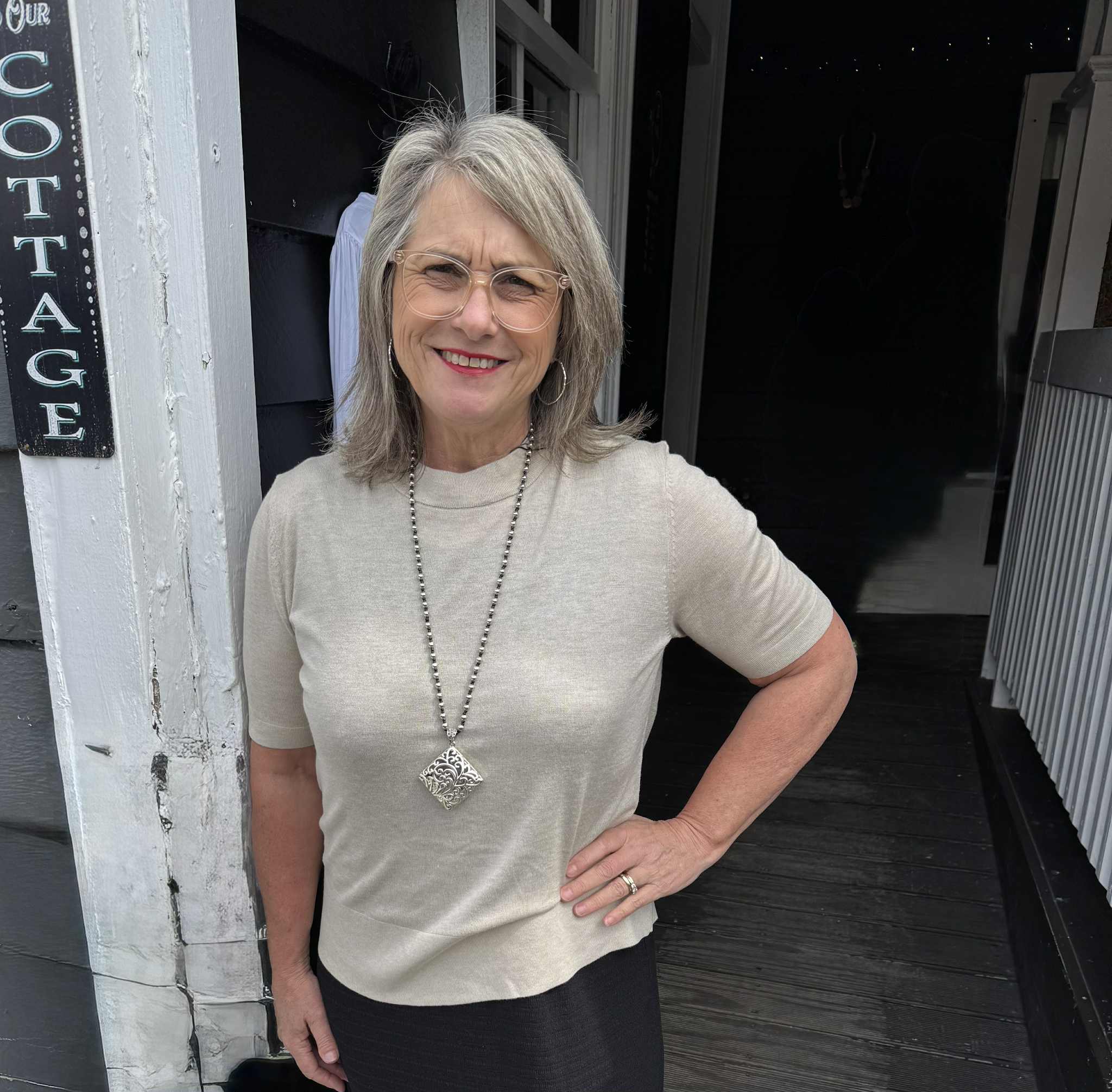 The Cottage Collection | Leonie Top - Sand