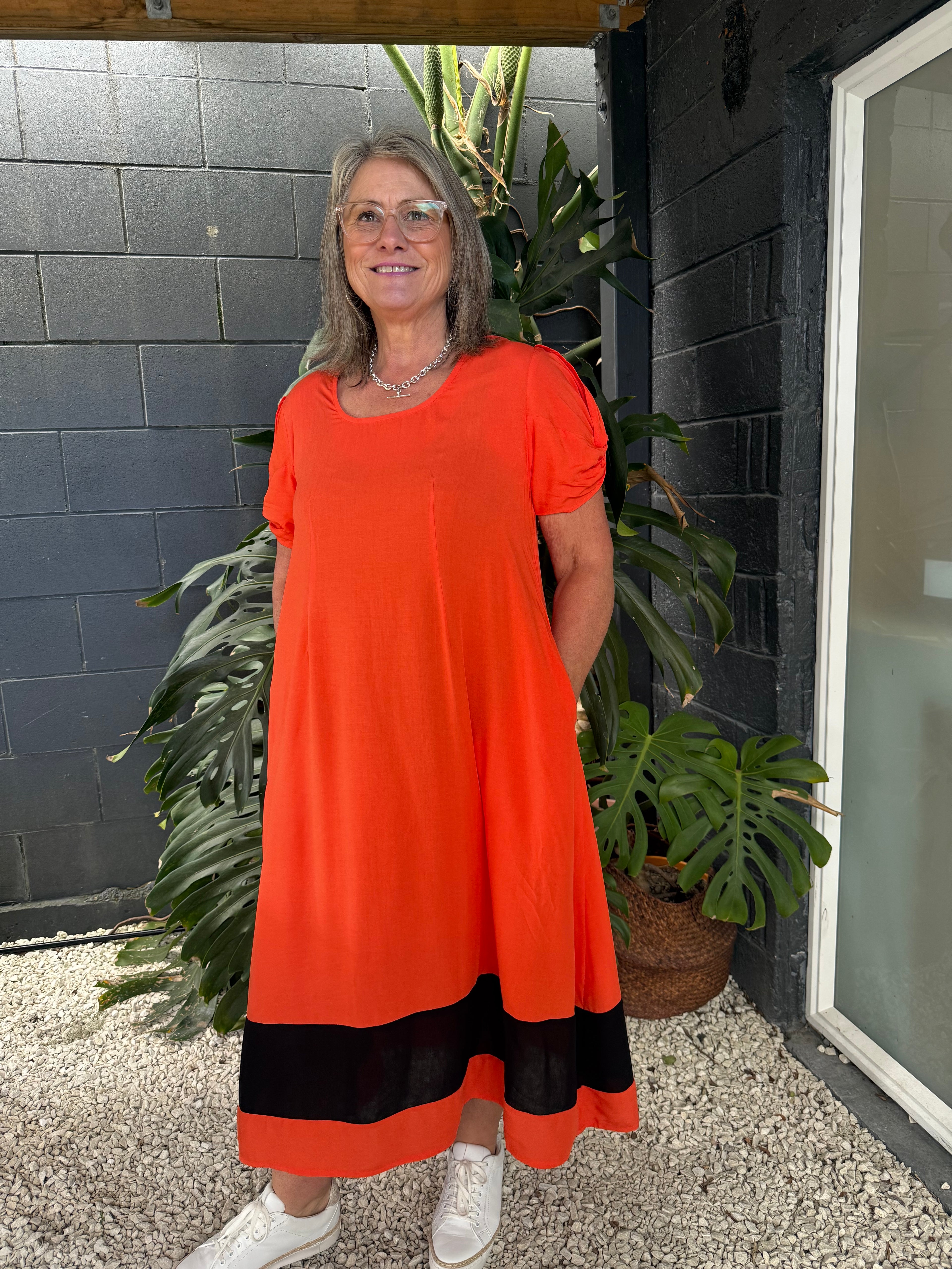 The Cottage Collection | Cottage Dress - Orange