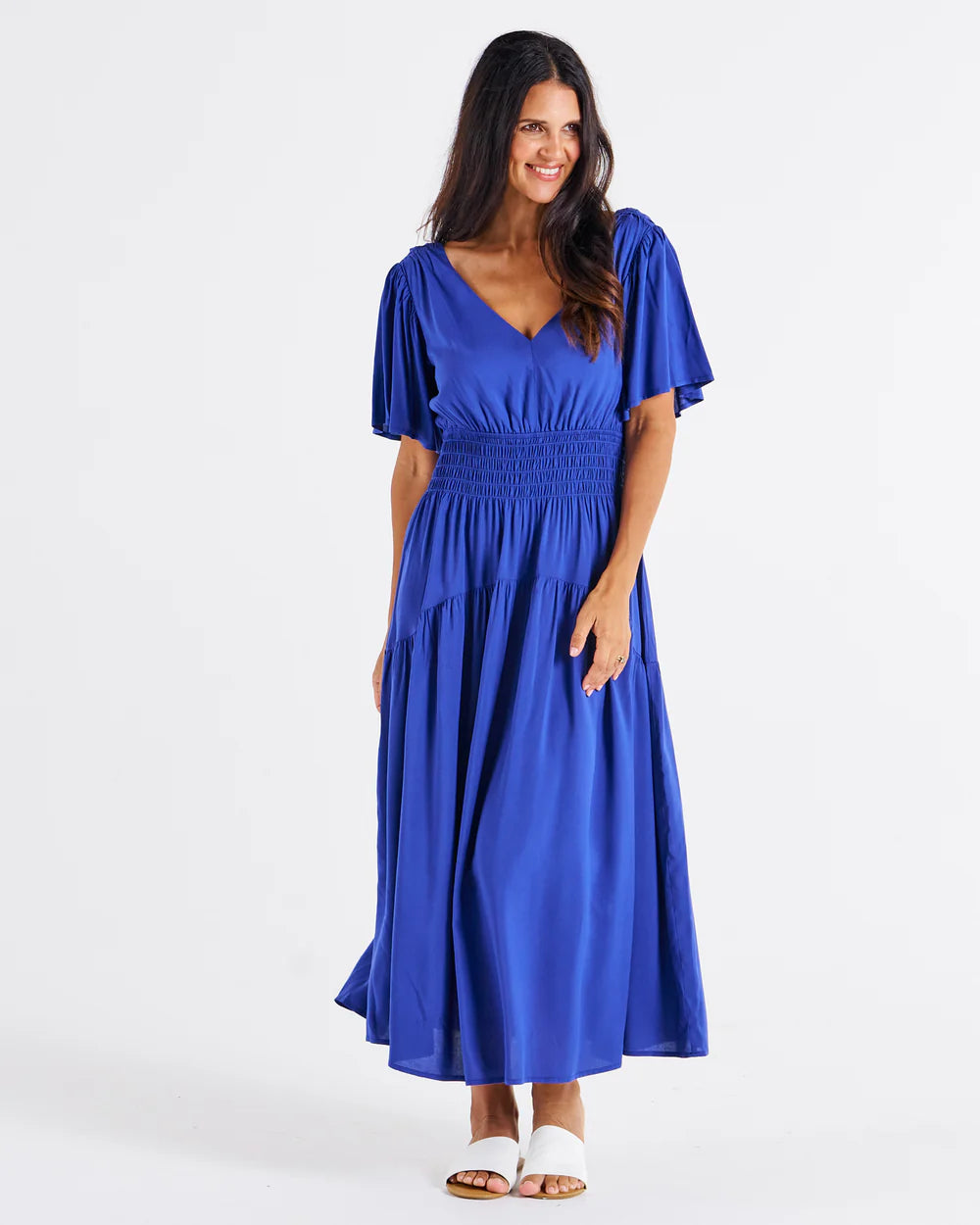Betty Basics | Louisa Dress - Blue