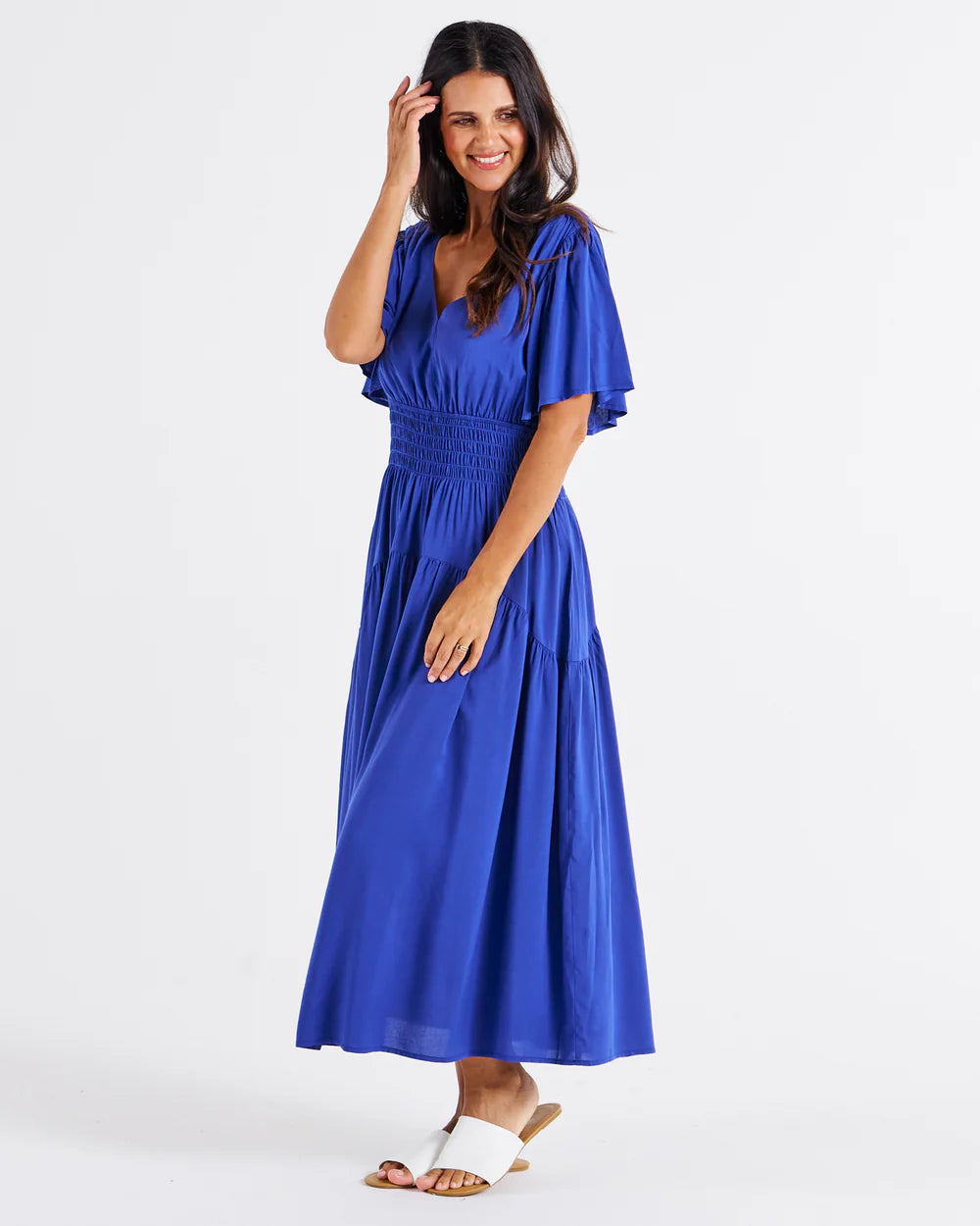 Betty Basics | Louisa Dress - Blue