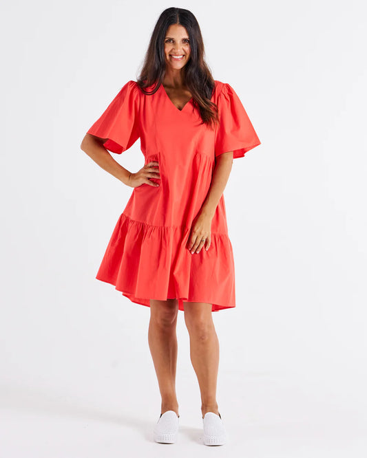 Betty Basics | Watermelon - Barcardi Dress