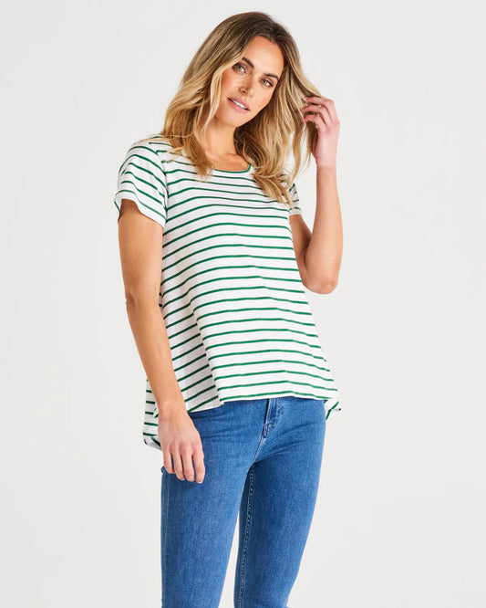 Betty Basics | Meadow Green Stripe - Tegan Swing