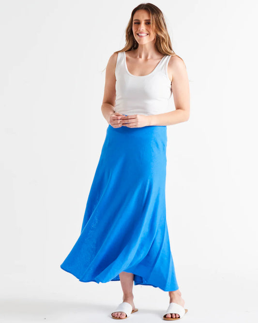 Betty Basics | Electric Blue - Saffron Skirt