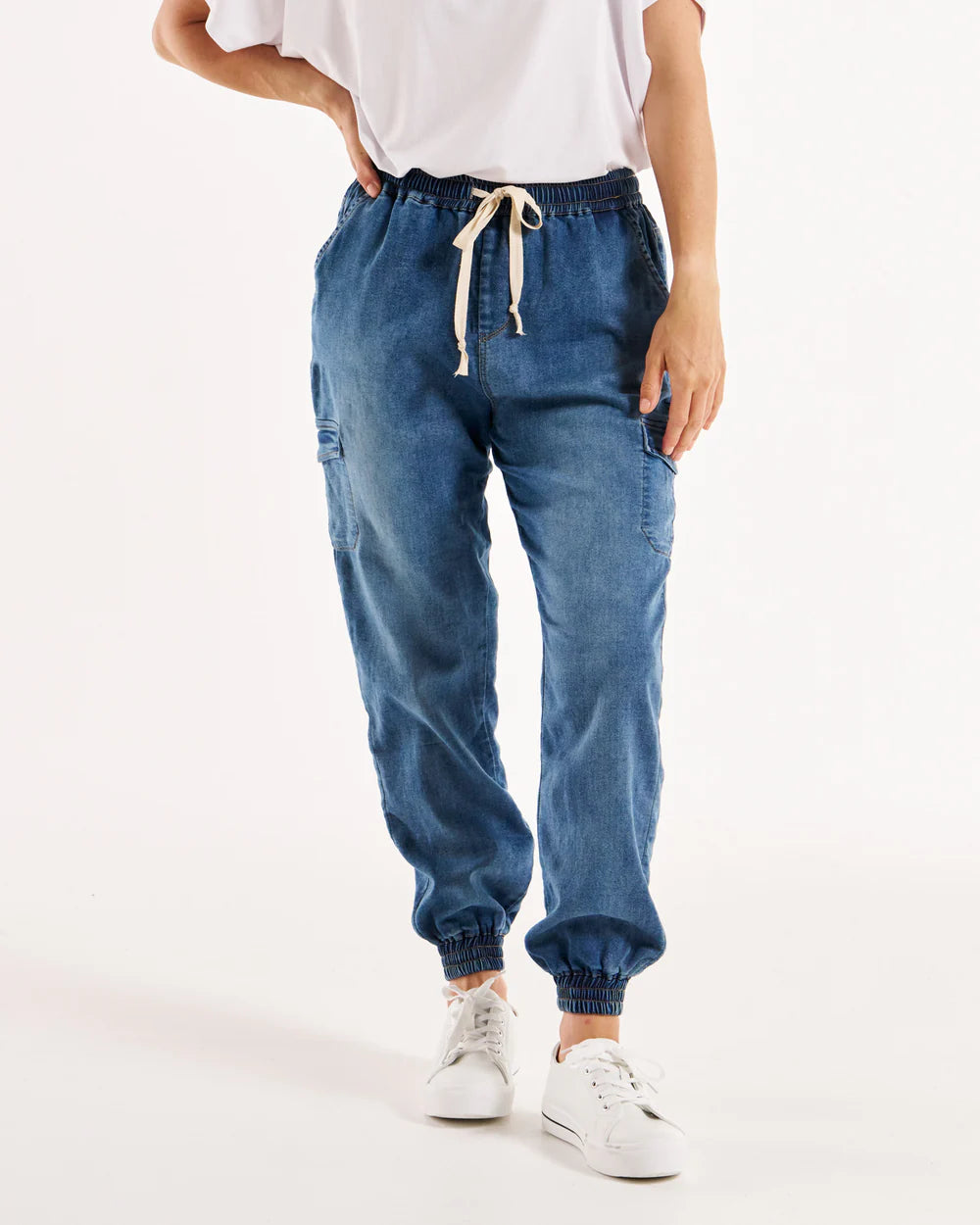 Betty Basics | Azure - Connecticut Cargo Jean – The Cottage Collection