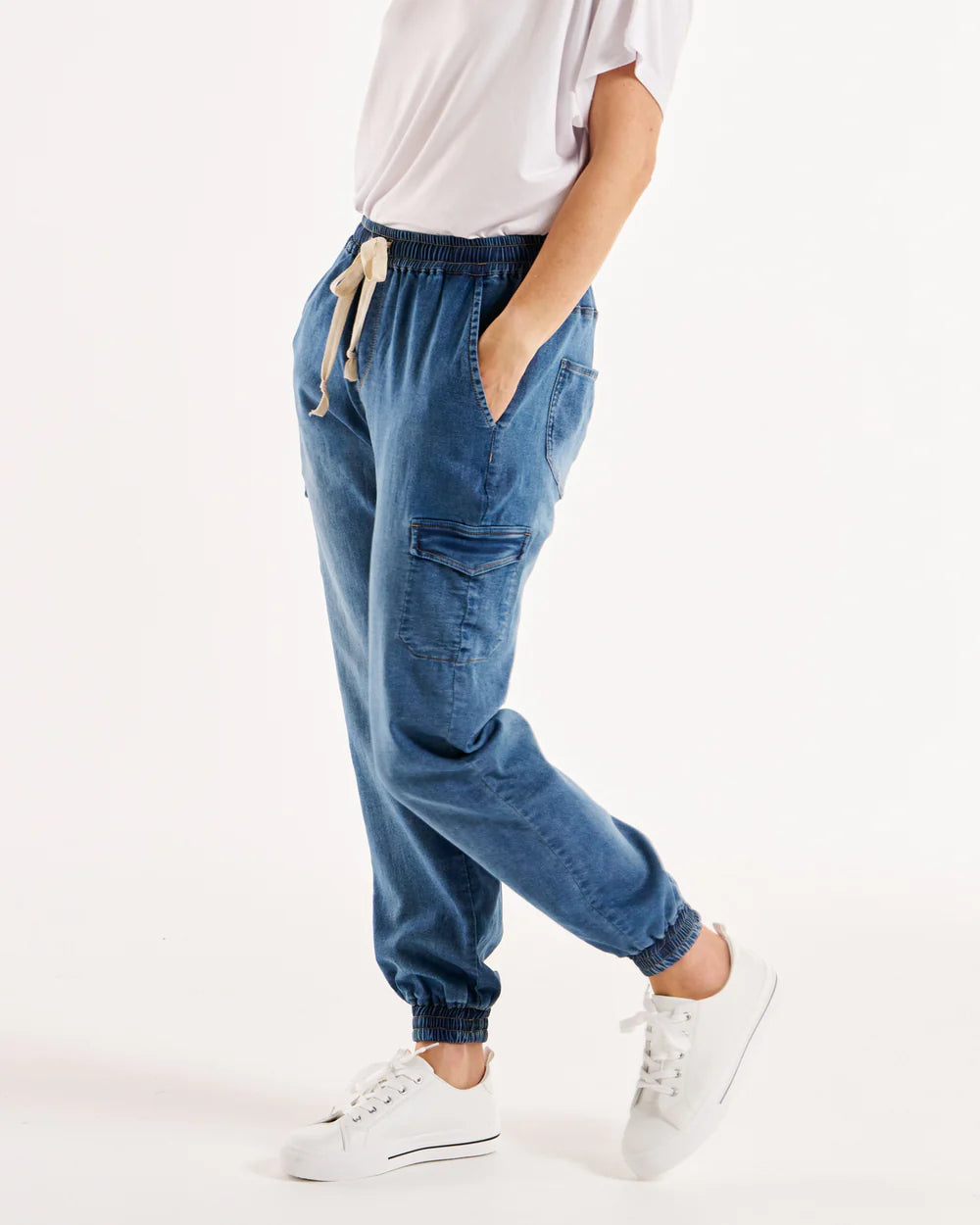 Betty Basics | Azure - Connecticut Cargo Jean