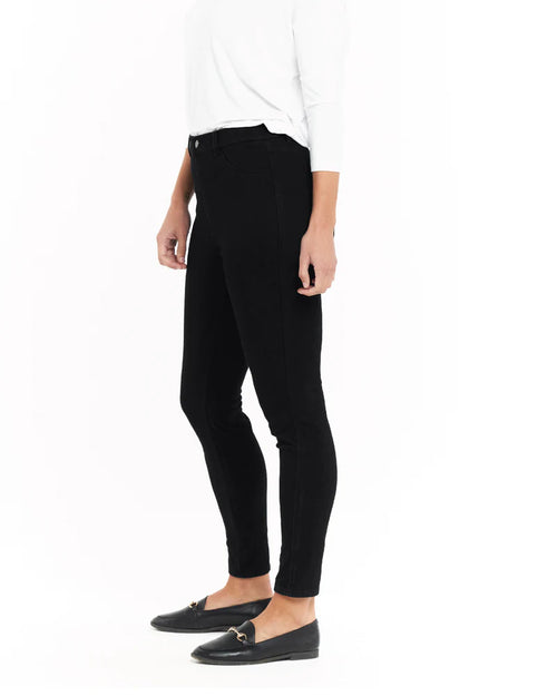Betty Basics | Black Stanford Stretch Denim Jeggings