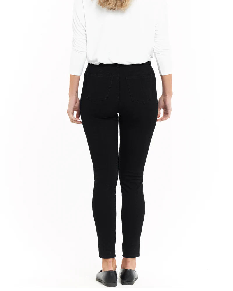 Betty Basics | Black Stanford Stretch Denim Jeggings