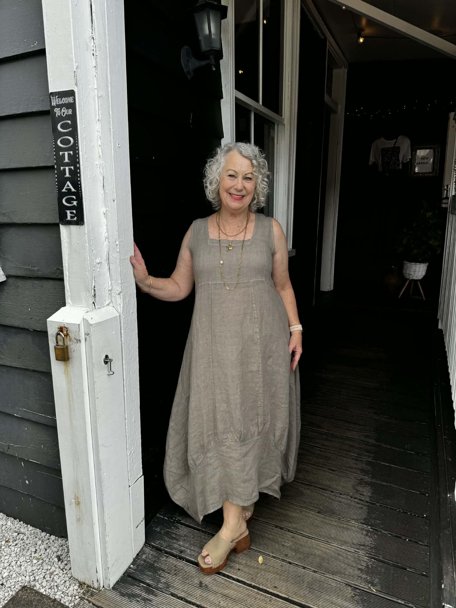 The Cottage Collection | Freya Dress - Stone