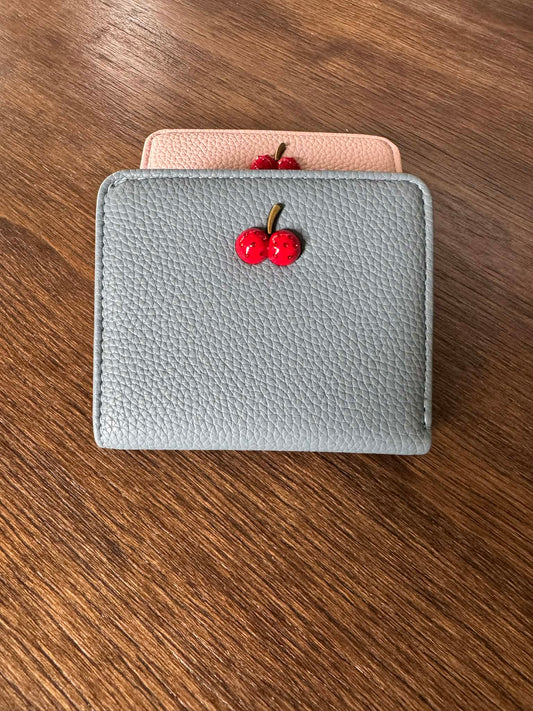The Cottage Collection | Cherry Purse - Blue