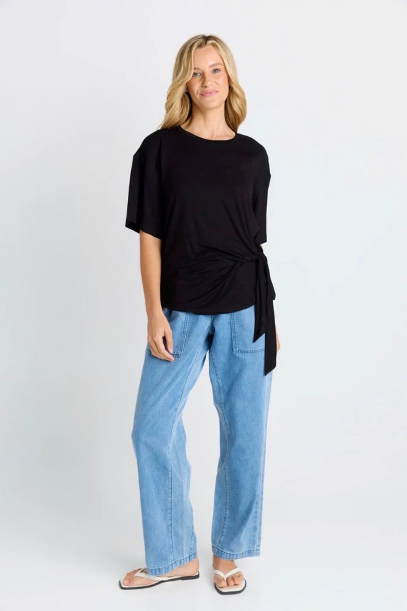 Betty Basics | Knot Tee - Black