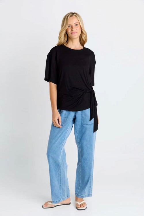 Betty Basics | Knot Tee - Black