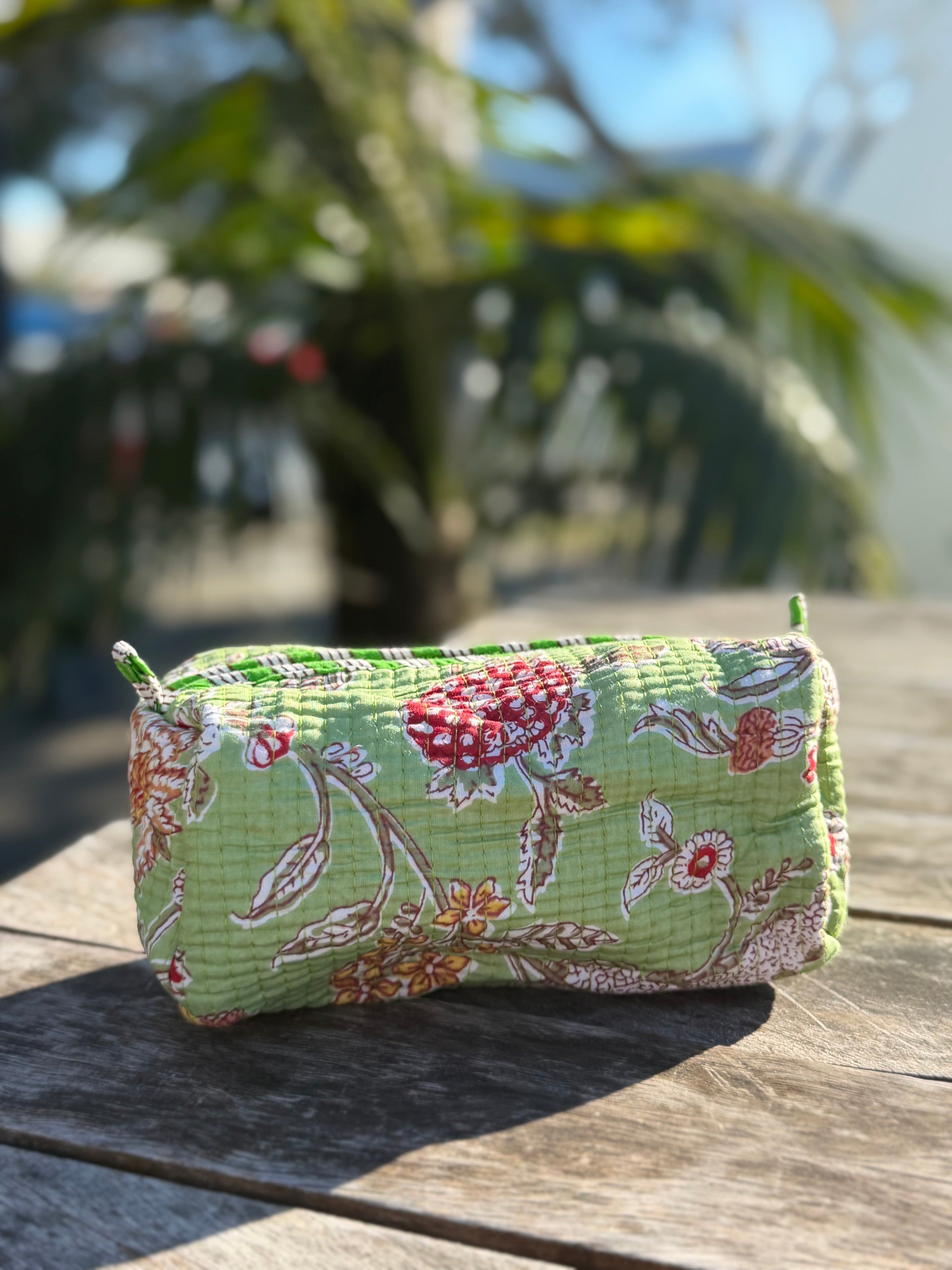 The Cottage Collection | Lime Ricky Small Pouch