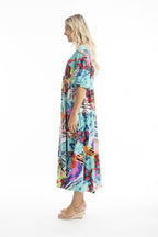 Orientique | St Barths Maxi Peak Dress