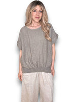 Helga May | Split Back River Top - Mocha