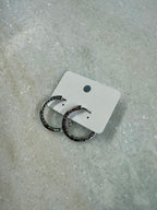 The Cottage Collection | Non-Tarnish Stevie Hoop Earrings - Silver