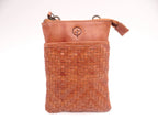 Second Nature | Small Woven Cross Body - Tan