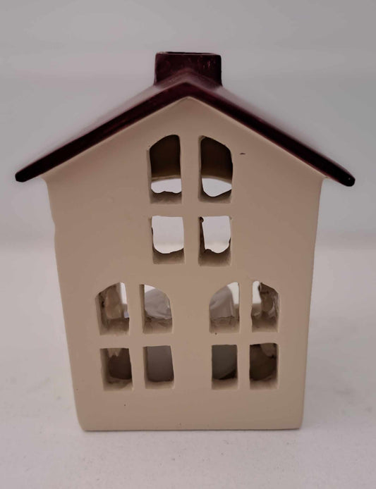 The Cottage Collection | Cream Tealight House