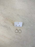 The Cottage Collection | Non-Tarnish Amber Earrings - Silver